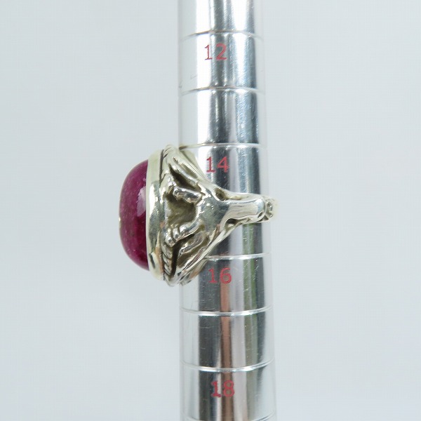 実際に弊社で買取させて頂いたALEX STREETER/アレックスストリーター エンジェルハートリング ソードピアスドハート/15号の画像 7枚目