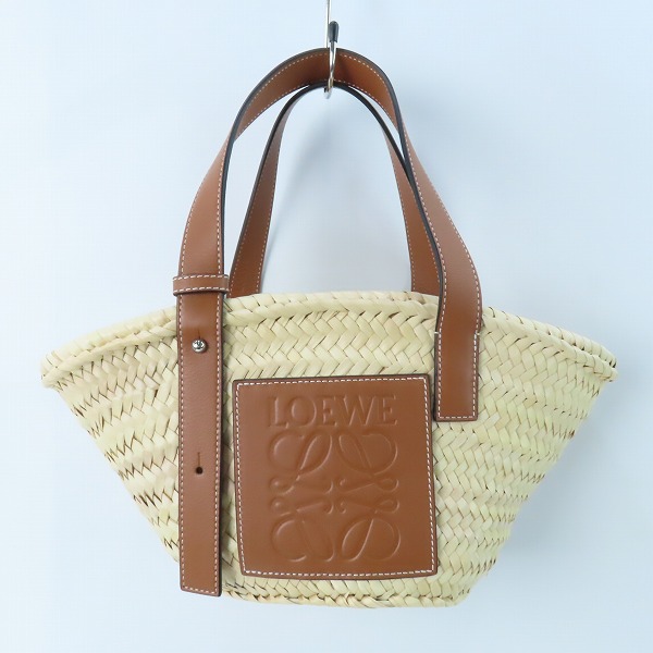 実際に弊社で買取させて頂いたLOEWE/ロエベ バスケットバッグ（ヤシの葉&カーフ）