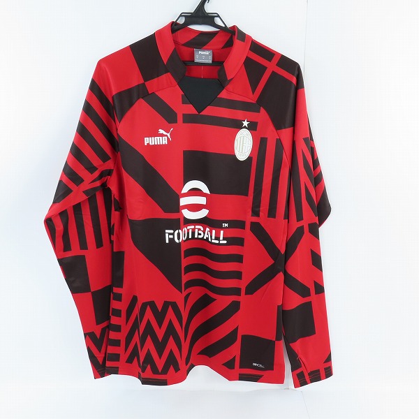 実際に弊社で買取させて頂いた(1)【未使用】PUMA/プーマ ACミラン 22/23 プレマッチ ニットトップ 長袖Tシャツ 767550-06 M