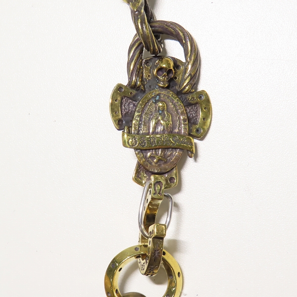 実際に弊社で買取させて頂いた(1)GANGSTERVILLE×Galcia/ギャングスタービル×ガルシア DEVIL/デビル ウォレットチェーン ブラス/真鍮の画像 3枚目