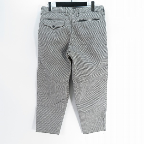 実際に弊社で買取させて頂いたkolor/カラー 16AW ハウンドトゥース １タック カットオフ スラックス 16WCM-P02101/1の画像 1枚目