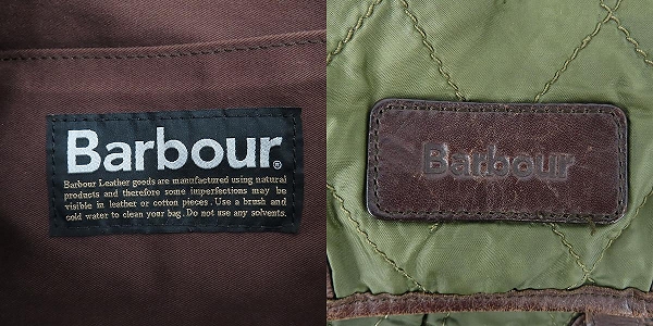 実際に弊社で買取させて頂いたBarbour/バブアー ショルダー/メッセンジャーバッグの画像 4枚目