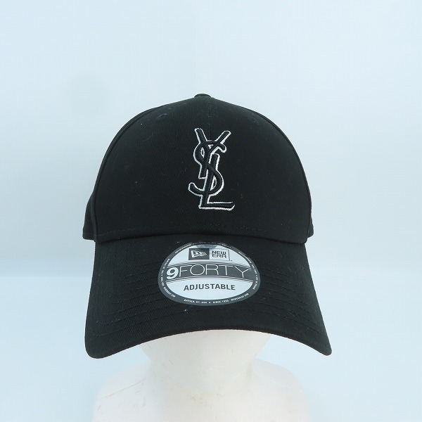 実際に弊社で買取させて頂いたSAINT LAURENT×NEW ERA/サンローラン×ニューエラ YSL MONOGRAM CAP ロゴキャップ 687687YCL361000の画像 1枚目