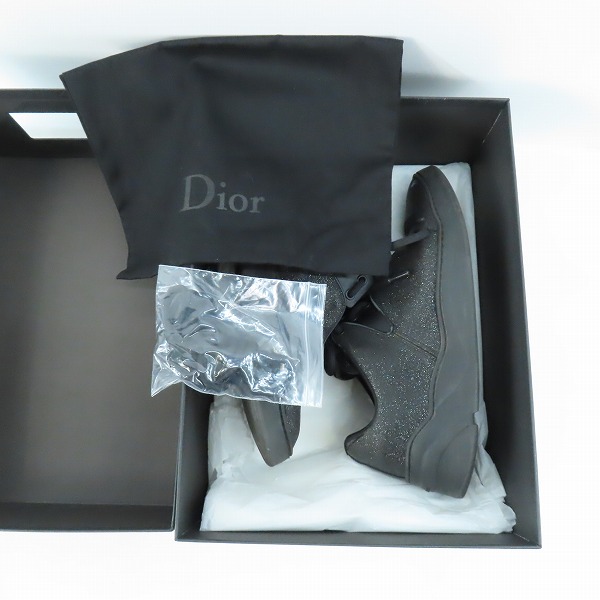 実際に弊社で買取させて頂いたDior/ディオール SNEAKER B17 ローカットスニーカー/41の画像 8枚目