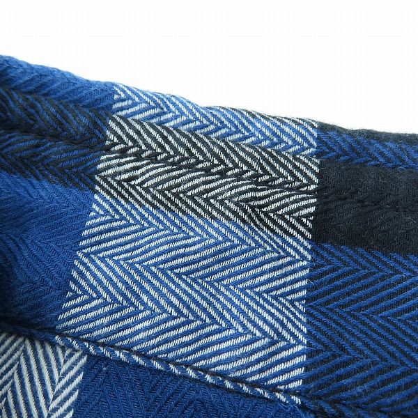 実際に弊社で買取させて頂いたTHE FLAT HEAD/フラットヘッド チェック柄 長袖シャツ 40の画像 5枚目