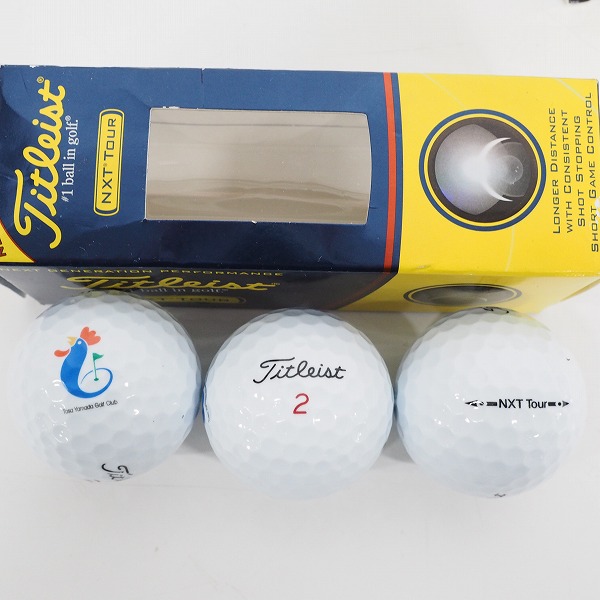 実際に弊社で買取させて頂いた【未使用/オウンネーム】Titleist/タイトリスト DT 2PIEC・NXT TOUR S・HVC SOFT DISTANCE 他 ゴルフボール 計2ダースの画像 4枚目