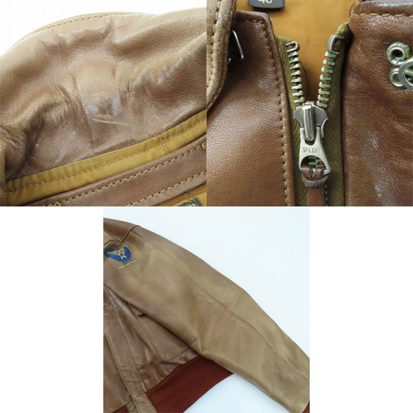 実際に弊社で買取させて頂いたBUZZ RICKSON'S/バズリクソンズ TYPE A-2 フライングタイガー フライトジャケット BR80563 40の画像 9枚目