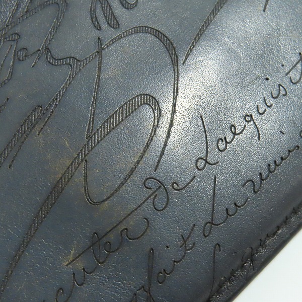 実際に弊社で買取させて頂いたBerluti/ベルルッティ KOA MAXI/コアマキシ カリグラフィ ジップ付き 名刺入れ/カードケース の画像 6枚目