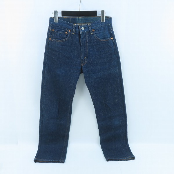 実際に弊社で買取させて頂いたLEVI'S/リーバイス 502-0117 スモールE 刻印16 SCOVILLジップ ヴィンテージ/ビンテージ デニムパンツ/W29×L32