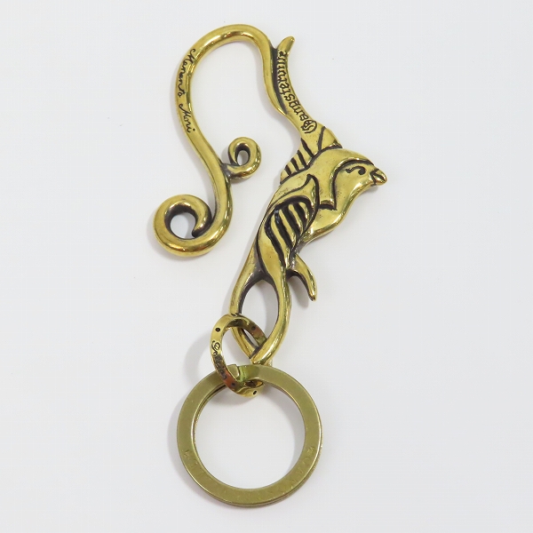 実際に弊社で買取させて頂いた（1）GANGSTERVILLE/ギャングスタービル × galcia/ガルシア スワローキーホルダー ブラスの画像 1枚目