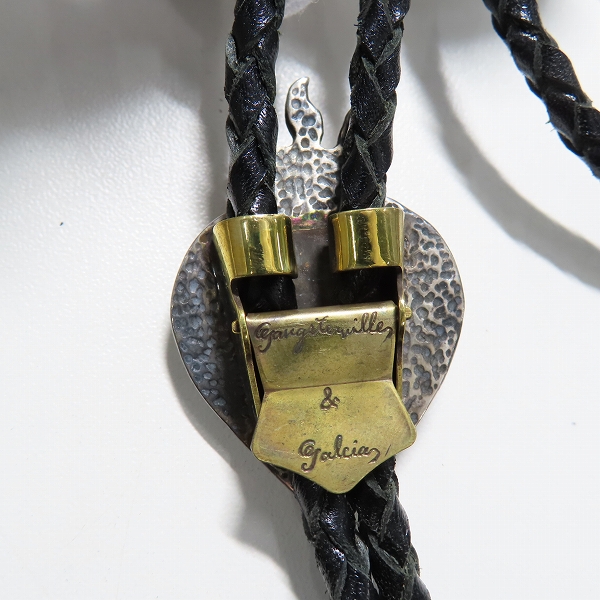 実際に弊社で買取させて頂いたGangsterville×galcia/ギャングスタービル×ガルシア  TWO FACE/ダブルフェイス BOLO TIE/ボロタイ/ループタイ シルバーの画像 2枚目