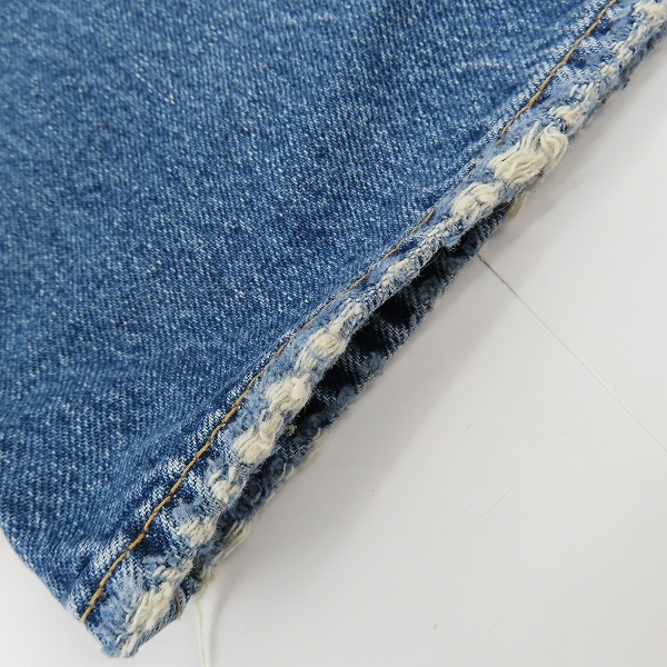 実際に弊社で買取させて頂いたHYSTERIC GLAMOUR/ヒステリックグラマー デニム スリムブーツカットパンツ 02193AP09/28の画像 5枚目