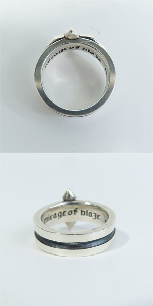 実際に弊社で買取させて頂いたBloody Mary/ブラッディマリー Mirage of blaze リング 17号の画像 4枚目