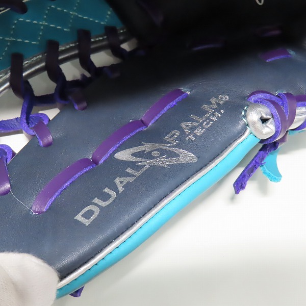 実際に弊社で買取させて頂いたRawlings/ローリングス HYPER TECH COLOR SYNC 軟式 外野手 右投げ用 グローブ GR4HTCY719の画像 5枚目