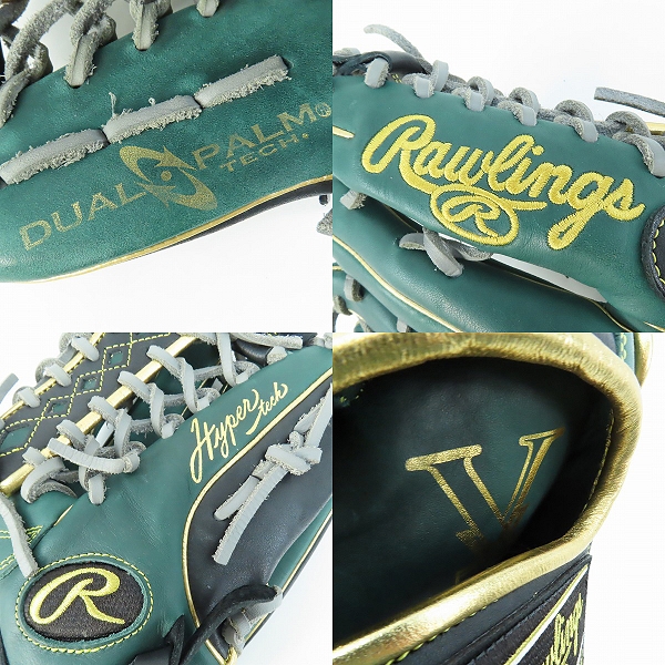 実際に弊社で買取させて頂いたRawlings/ローリングス  ハイパーテック 軟式 外野手 右投げ用 グローブ GR3FHTCY719 の画像 8枚目