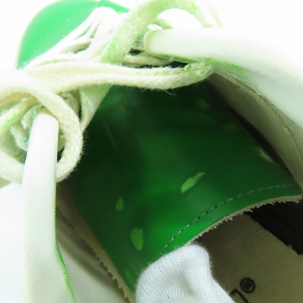 実際に弊社で買取させて頂いた【難有り】CONVERSE/コンバース 90 JACK STAR OX ジャックスター GREEN WHITE /7.5の画像 7枚目