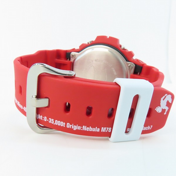 実際に弊社で買取させて頂いたG-SHOCK×MEDICOM TOY/Gショック×メディコムトイ ウルトラセブン誕生40周年 DW-6900BUL7-9JF【動作未確認】の画像 2枚目