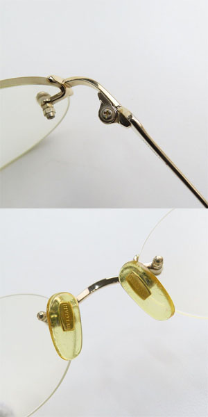 実際に弊社で買取させて頂いたBVLGARI/ブルガリ メガネフレーム/アイウェアの画像 3枚目