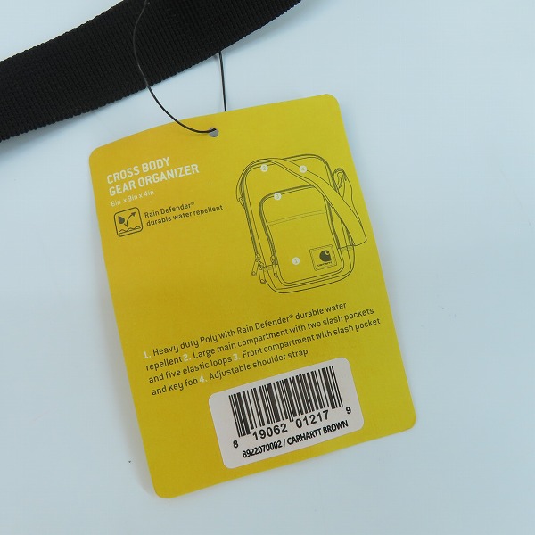 実際に弊社で買取させて頂いた(1)【未使用】carhartt/カーハート ショルダー CROSS BODY GEAR ORGANIZER ショルダーポーチ/8922070002の画像 7枚目