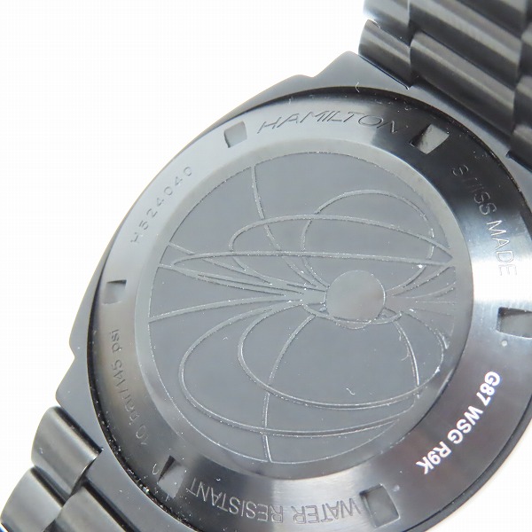 実際に弊社で買取させて頂いた【ギャラ付き】HAMILTON/ハミルトン パルサー復刻 アメリカン クラシック PSR デジタル クオーツ 腕時計 H52404130の画像 5枚目