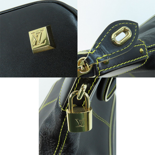 実際に弊社で買取させて頂いたLOUIS VUITTON/ルイヴィトン スハリ ロックイットMM ハンドバッグ ノワール M91875の画像 7枚目