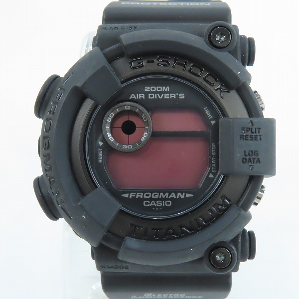 実際に弊社で買取させて頂いた G-SHOCK/Gショック FROGMAN/フロッグマン リアルブラック スクリューバック DW-8200BK-1JF【動作未確認】 