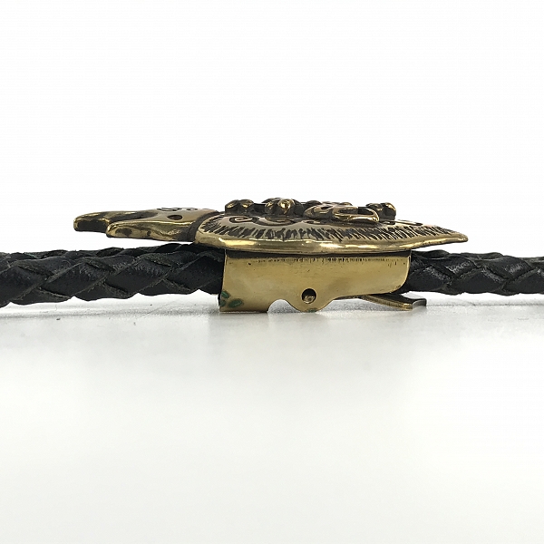 実際に弊社で買取させて頂いた(1)Gangsterville×galcia/ギャングスタービル×ガルシア TWO FACE/ダブルフェイス BOLO TIE/ボロタイ/ループタイ ブラス/真鍮の画像 4枚目