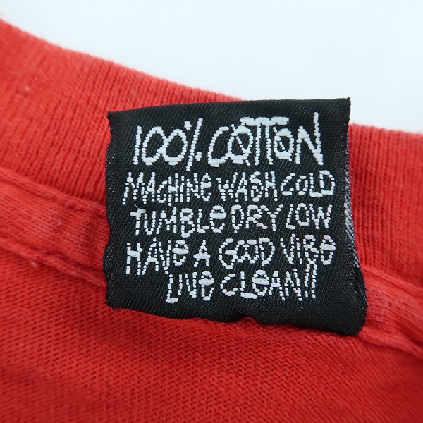 実際に弊社で買取させて頂いたSTUSSY/ステューシー 80S ヴィンテージ オールド プリント Tシャツ/Mの画像 3枚目