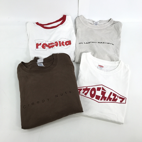 実際に弊社で買取させて頂いた【おまとめ】マカロニえんぴつ/Vaundy/04 Limited Sazabys/Creepy Nuts 他 バンドTシャツ/スウェットの画像 1枚目