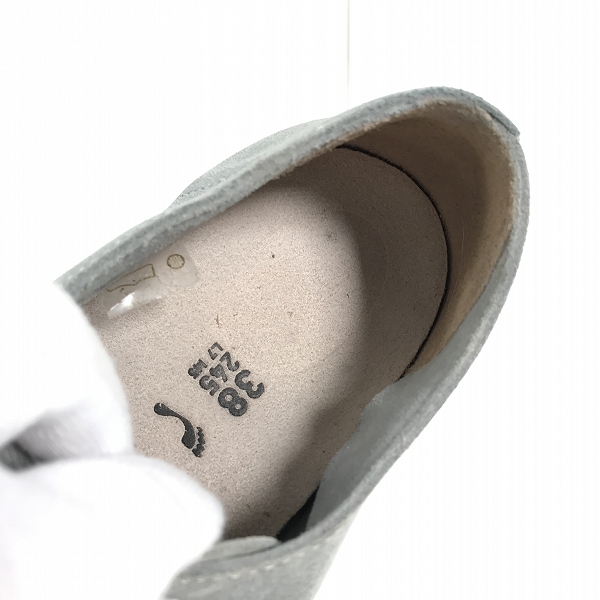 実際に弊社で買取させて頂いたBIRKENSTOCK/ビルケンシュトック ARRAN スエード レザーシューズ 24.5の画像 4枚目