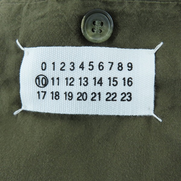 実際に弊社で買取させて頂いたMartin Margiela/マルタンマルジェラ 10 ミリタリージャケット/50の画像 2枚目