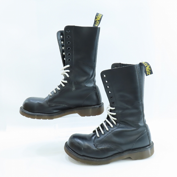 実際に弊社で買取させて頂いたDr.Martens/ドクターマーチン 14EYE BOOT/14ホールブーツ ブラック/6の画像 3枚目