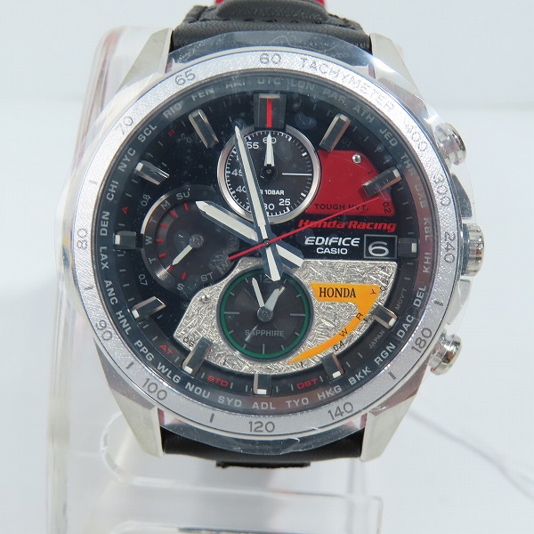 実際に弊社で買取させて頂いた【未使用】CASIO×EDIFICE/カシオ×エディフィス Honda Racing Limited Edition/ホンダレーシング 腕時計 EQW-A2000HR-1AJRの画像 1枚目