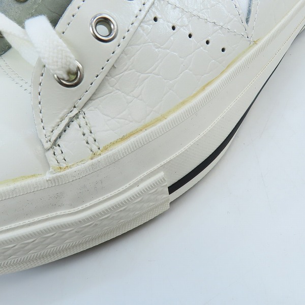 実際に弊社で買取させて頂いた【未使用】CONVERSE/コンバース One Star CR Ox White ワンスター/10.5の画像 6枚目