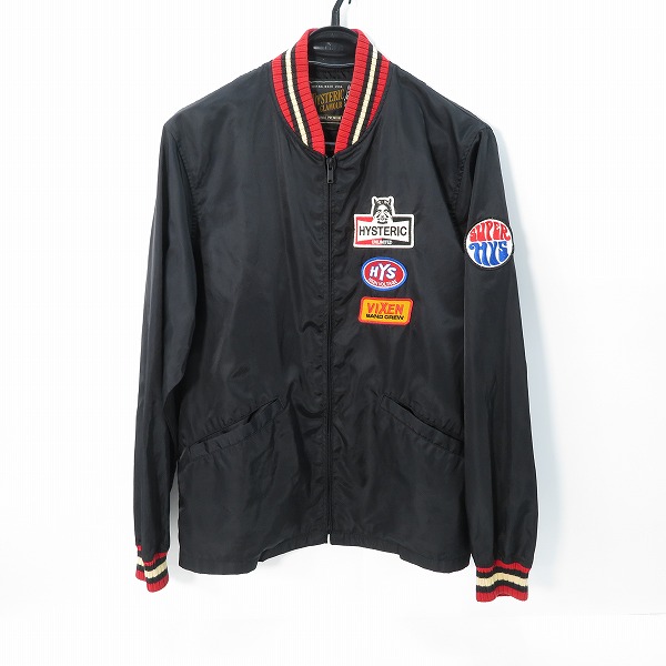 実際に弊社で買取させて頂いたHYSTERIC GLAMOUR/ヒステリックグラマー HG SPARKSアップリケレーシングジャケット 02201AB02/M