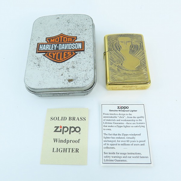 実際に弊社で買取させて頂いたZIPPO/ジッポー HARLEY-DAVIDSON/ハーレーダビッドソン 96年製の画像 6枚目