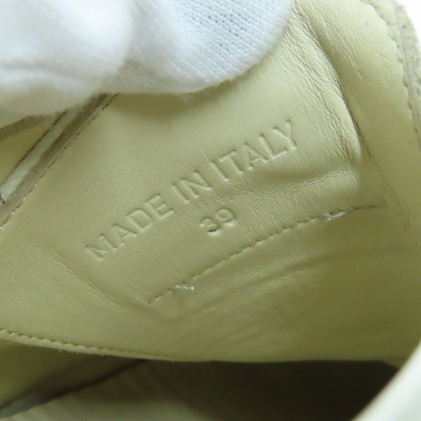 実際に弊社で買取させて頂いたMARNI/マルニ ロゴソール ローカットスニーカー SNZW010803/39の画像 5枚目