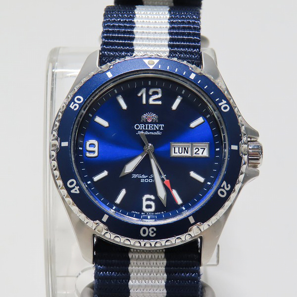 実際に弊社で買取させて頂いたORIENT/オリエント マコ ダイバーズウォッチ 自動巻 AA02-C1-B
