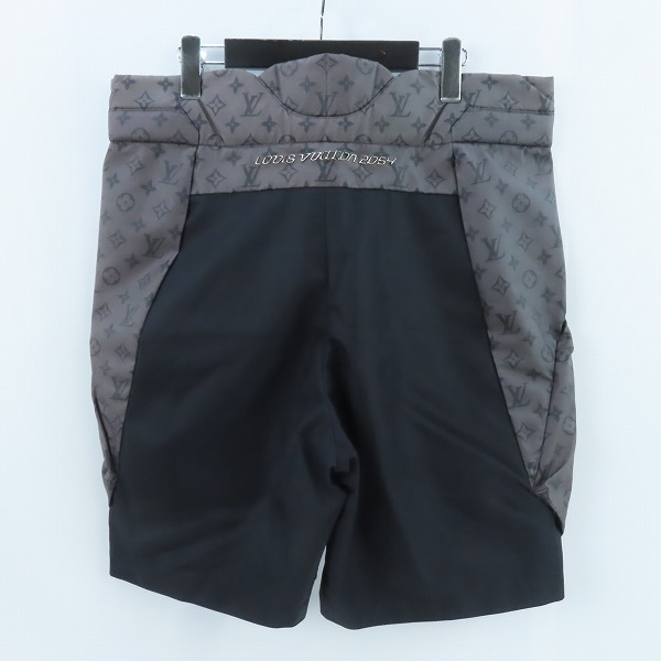 実際に弊社で買取させて頂いた【未使用/JPタグ】LOUIS VUITTON/ルイヴィトン 2054 モノグラム ナイロンパデッドショーツ/ショートパンツ XLの画像 1枚目