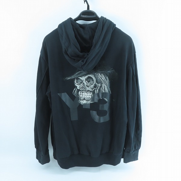 実際に弊社で買取させて頂いたY-3/ワイスリー adidas×Yohji Yamamoto/アディダス×ヨウジヤマモト 背面デザイン ジップパーカー DZ4564/XSの画像 1枚目