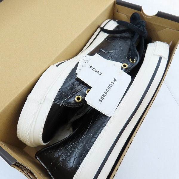 実際に弊社で買取させて頂いた【未使用】CONVERSE/コンバース ONE STAR CR OX/BLACK/10.5の画像 8枚目
