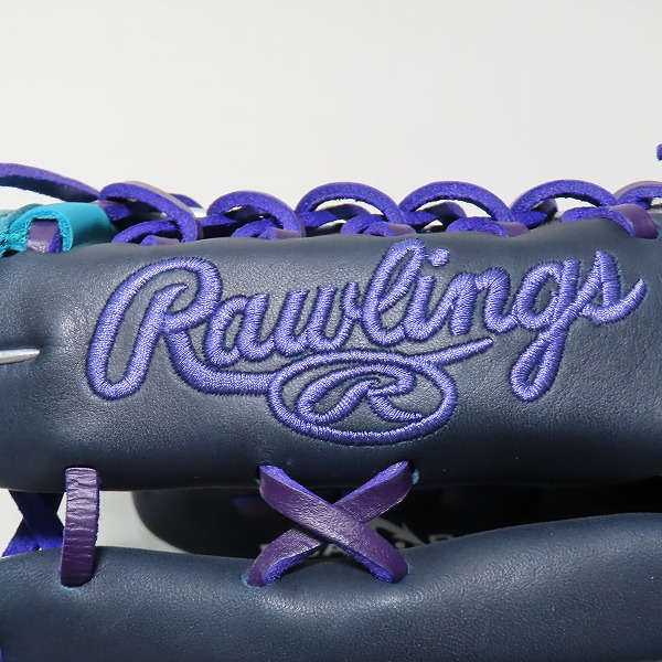 実際に弊社で買取させて頂いたRawlings/ローリングス HYPER TECH COLOR SYNC 軟式 外野手 右投げ用 グローブ GR4HTCY719の画像 7枚目