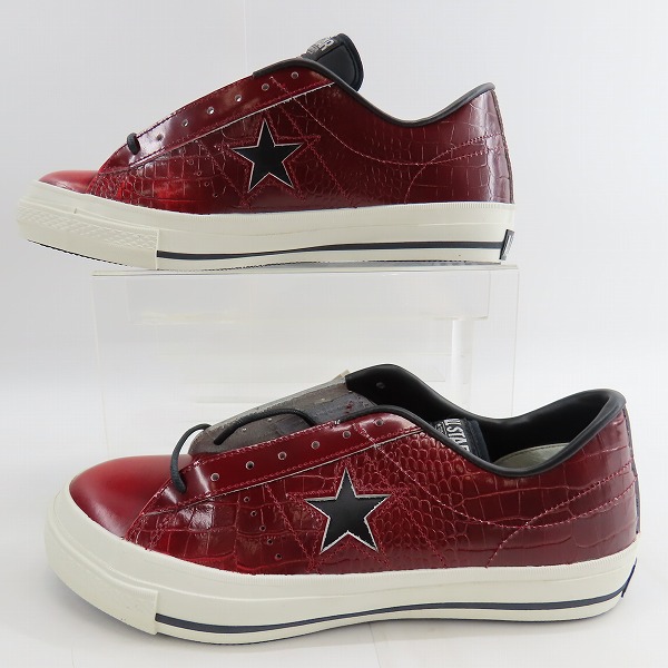 実際に弊社で買取させて頂いた【未使用】CONVERSE/コンバース ONE STAR ALLIGATOR OX コンバース ワンスター/日本製/9.5の画像 3枚目