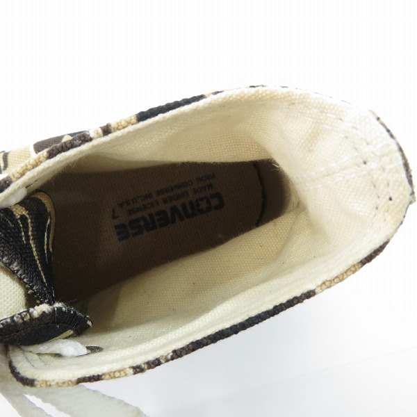 実際に弊社で買取させて頂いたCONVERSE/コンバース 90s ALL STAR/オールスター ハイカット スニーカー カモフラ/7の画像 4枚目