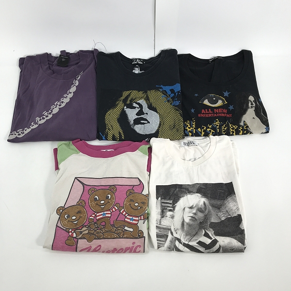 実際に弊社で買取させて頂いた【おまとめ】HYSTERIC GLAMOUR/ヒステリックグラマー Courtney Love 等 プリントTシャツ/カットソー