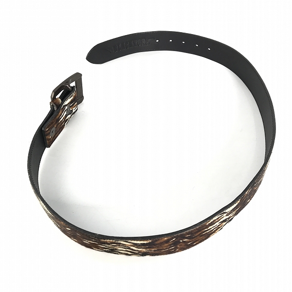 実際に弊社で買取させて頂いたBLACKTOPMOTORCYCLE/ブラックトップモーターサイクル タイガー柄/レザーベルトの画像 7枚目