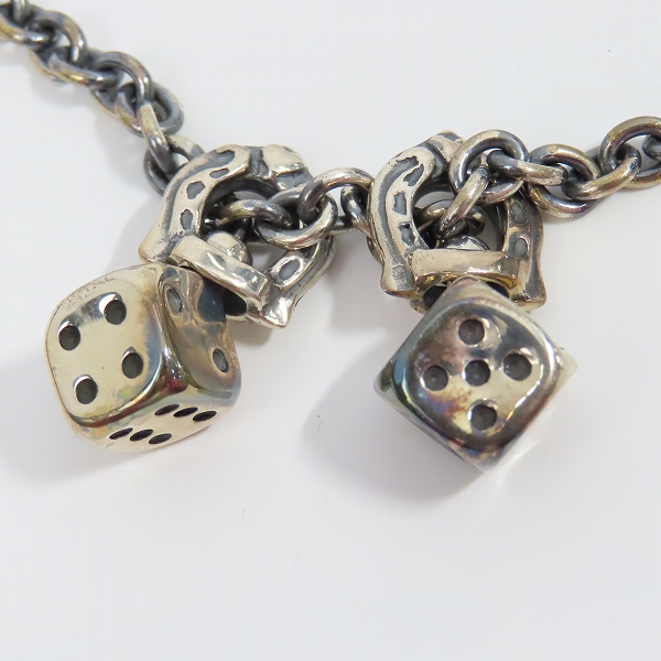 実際に弊社で買取させて頂いた（4）GANGSTERVILLE/ギャングスタービル × galcia/ガルシア DICE TOP/CHIAN SET/ダイス ネックレスの画像 2枚目
