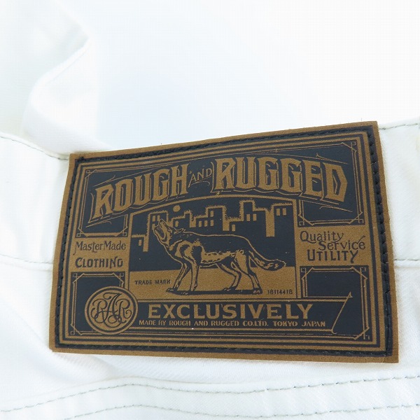 実際に弊社で買取させて頂いたROUGH AND RUGGED/ラフアンドラゲッド コットンパンツ ホワイト/2の画像 2枚目