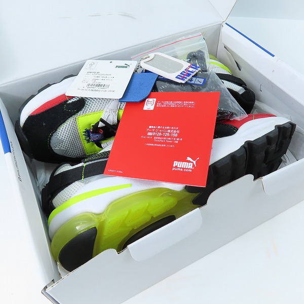 実際に弊社で買取させて頂いたAder Error × Puma/アーダーエラー × プーマ Cell Alien/セル エイリアン "White/Black" 370112-01/25.5の画像 7枚目