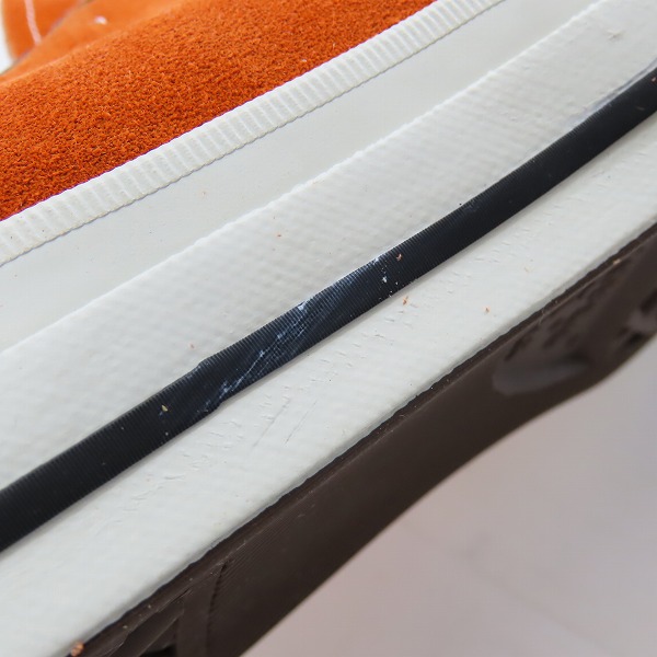 実際に弊社で買取させて頂いたCONVERSE/コンバース ONE STAR SUEDE OX /ORG/BLK/9.5の画像 6枚目